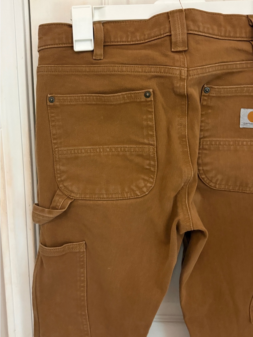 Carhartt Women’s Relaxed Fit Rugged Flex Twill Double-Front Work Pants - Picture 12 of 13